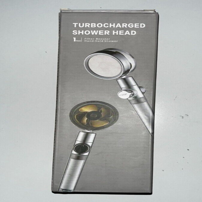 Shows The Packaging of Shower Head