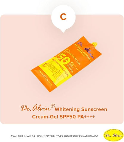 Dr. Alvin - Whitening Sunscreen Cream-Gel SPF 50+