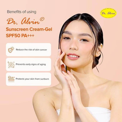 Dr. Alvin - Whitening Sunscreen Cream-Gel SPF 50+