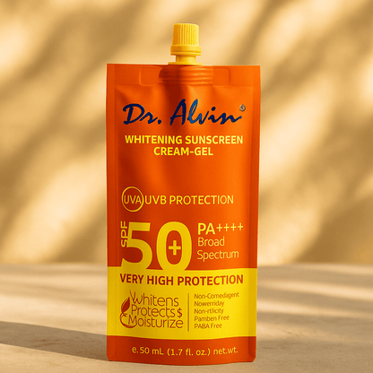 Dr. Alvin - Whitening Sunscreen Cream-Gel SPF 50+