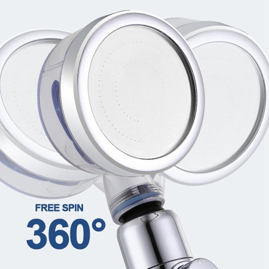 Free Spin 360 Degree High Pressure Shower Head