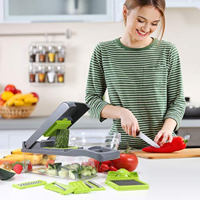 Vegetable Slicer With Chopper